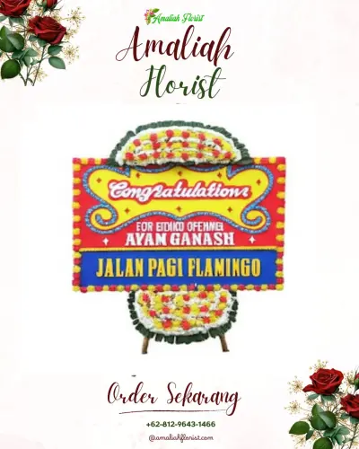 Bunga Papan Congratulation di Wirokerten